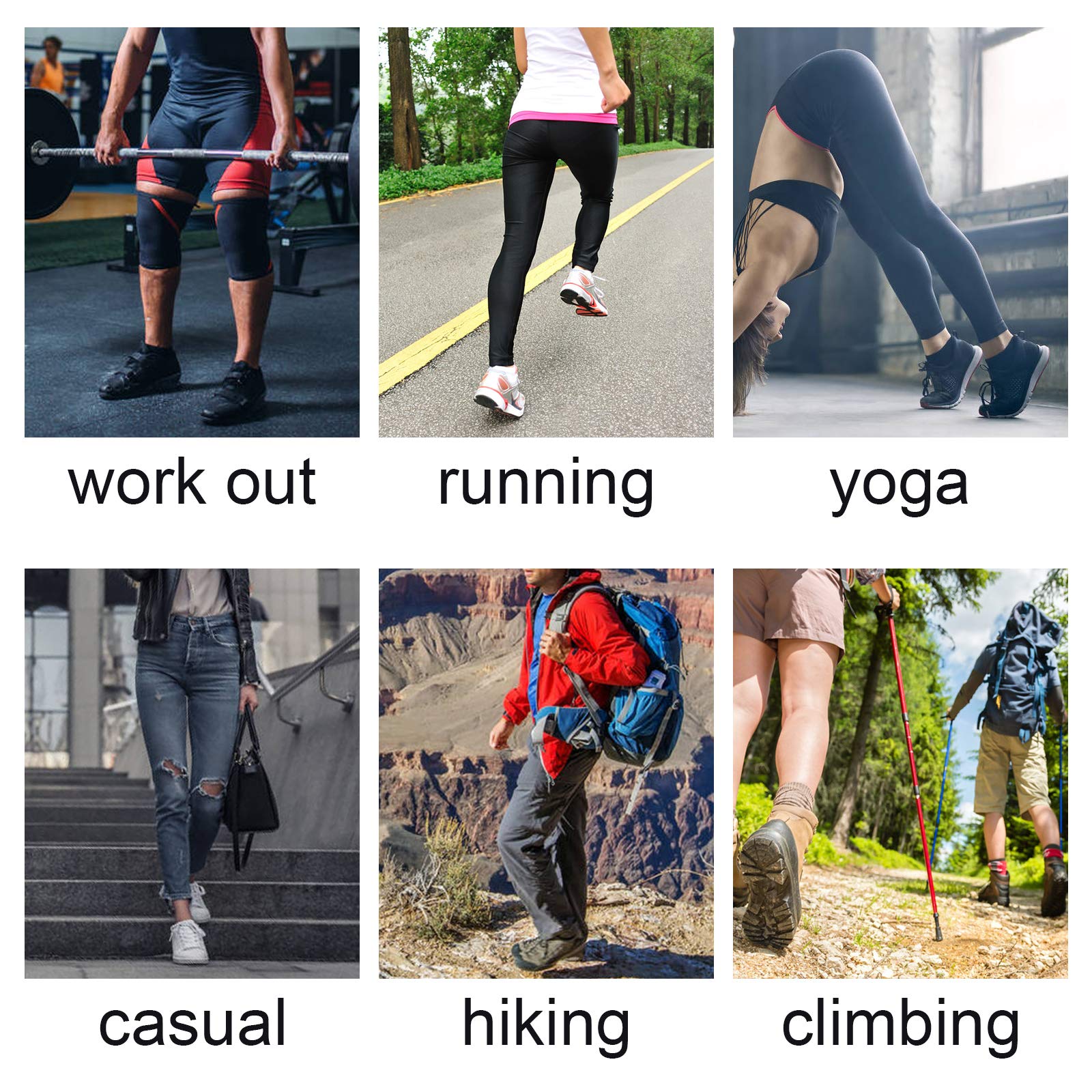 bataidis Women's Casual Ankle Socks Low Cut Athletic Socks 6 Pairs Calcetines deportivos casuales de corte bajo para mujer Mujer