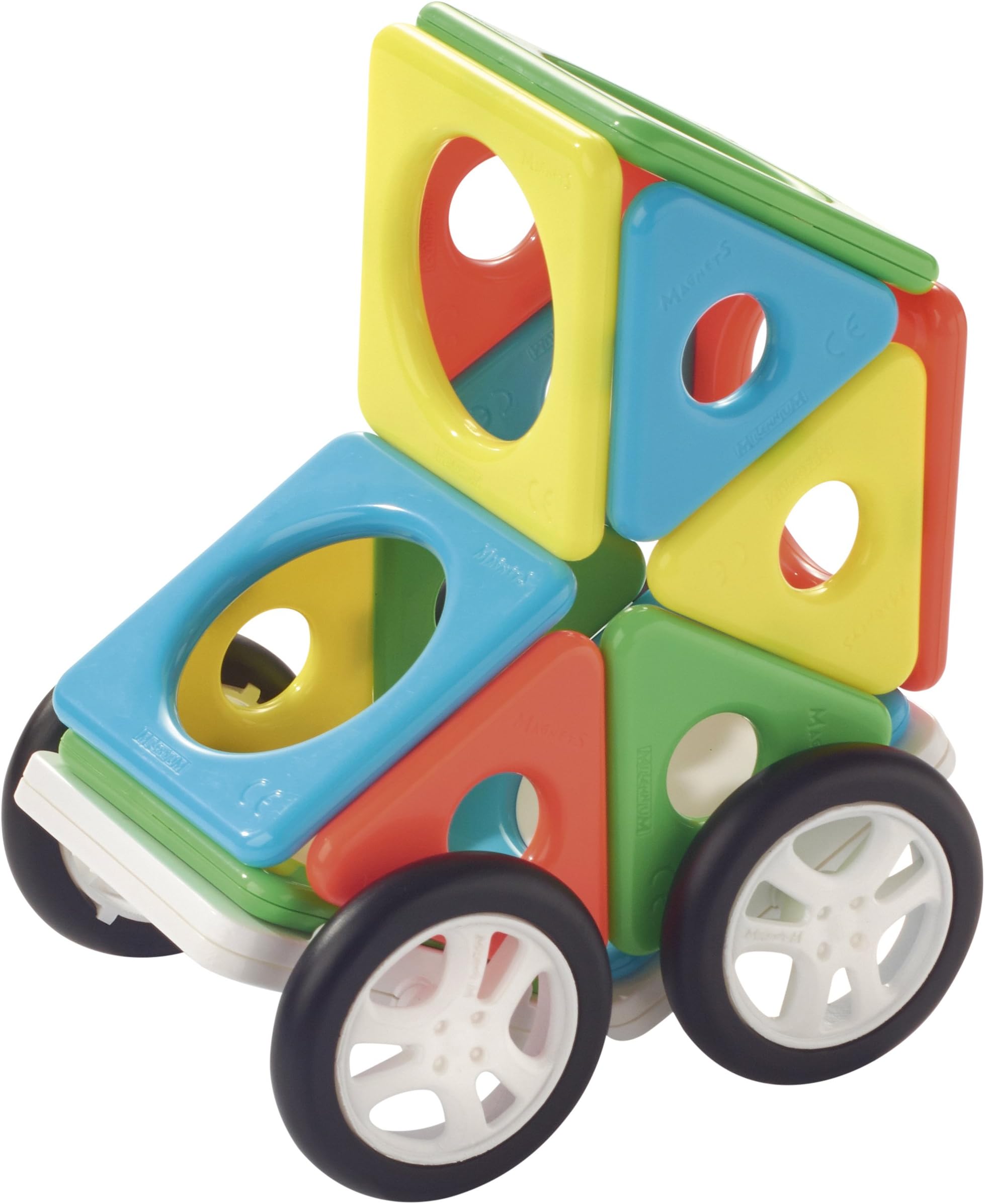 Millenium Magnets Cars 8 Triangles 12 Squares 2 Wheels