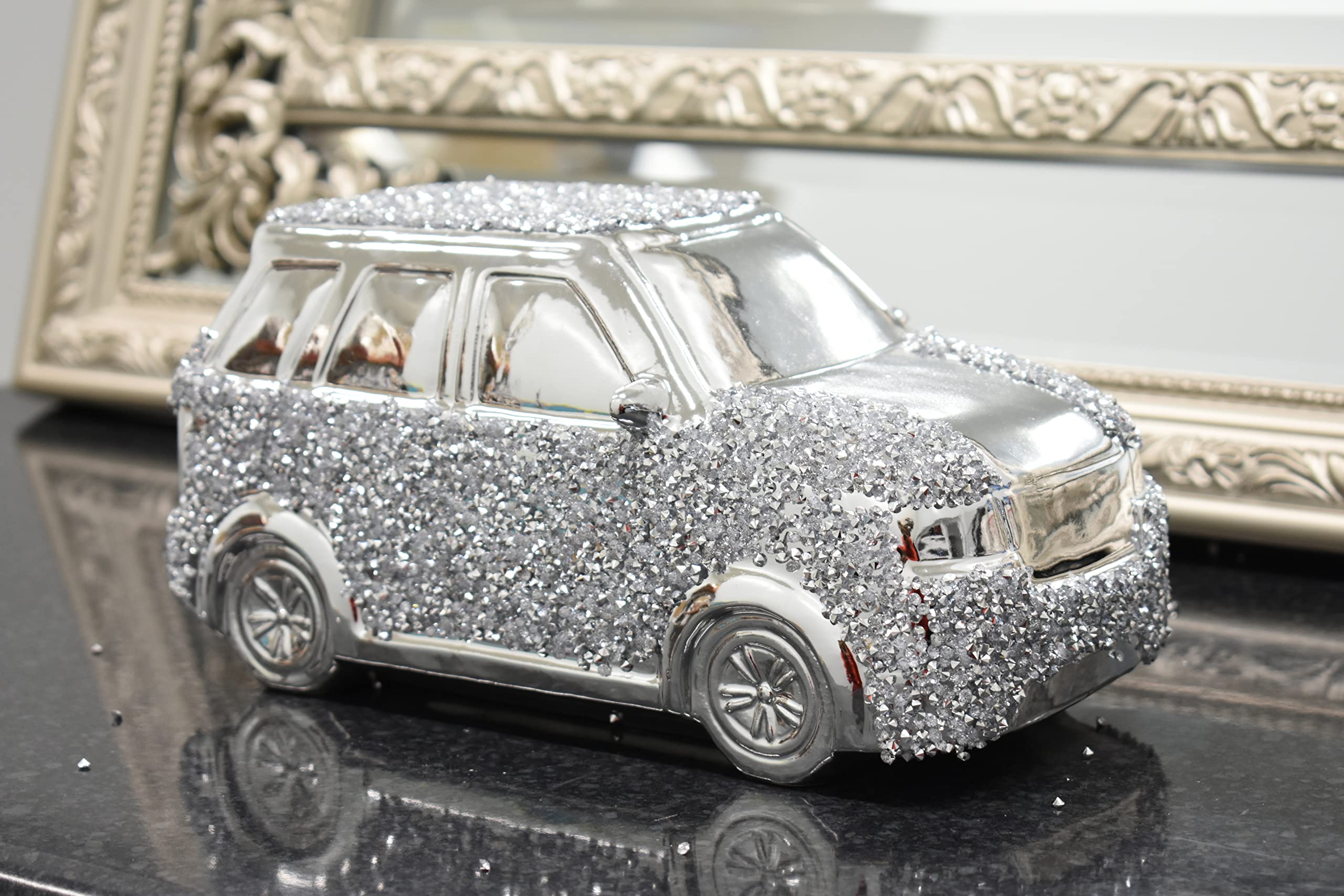Crystal Crushed Jewel Diamond Motor Car Handmade from B&Q