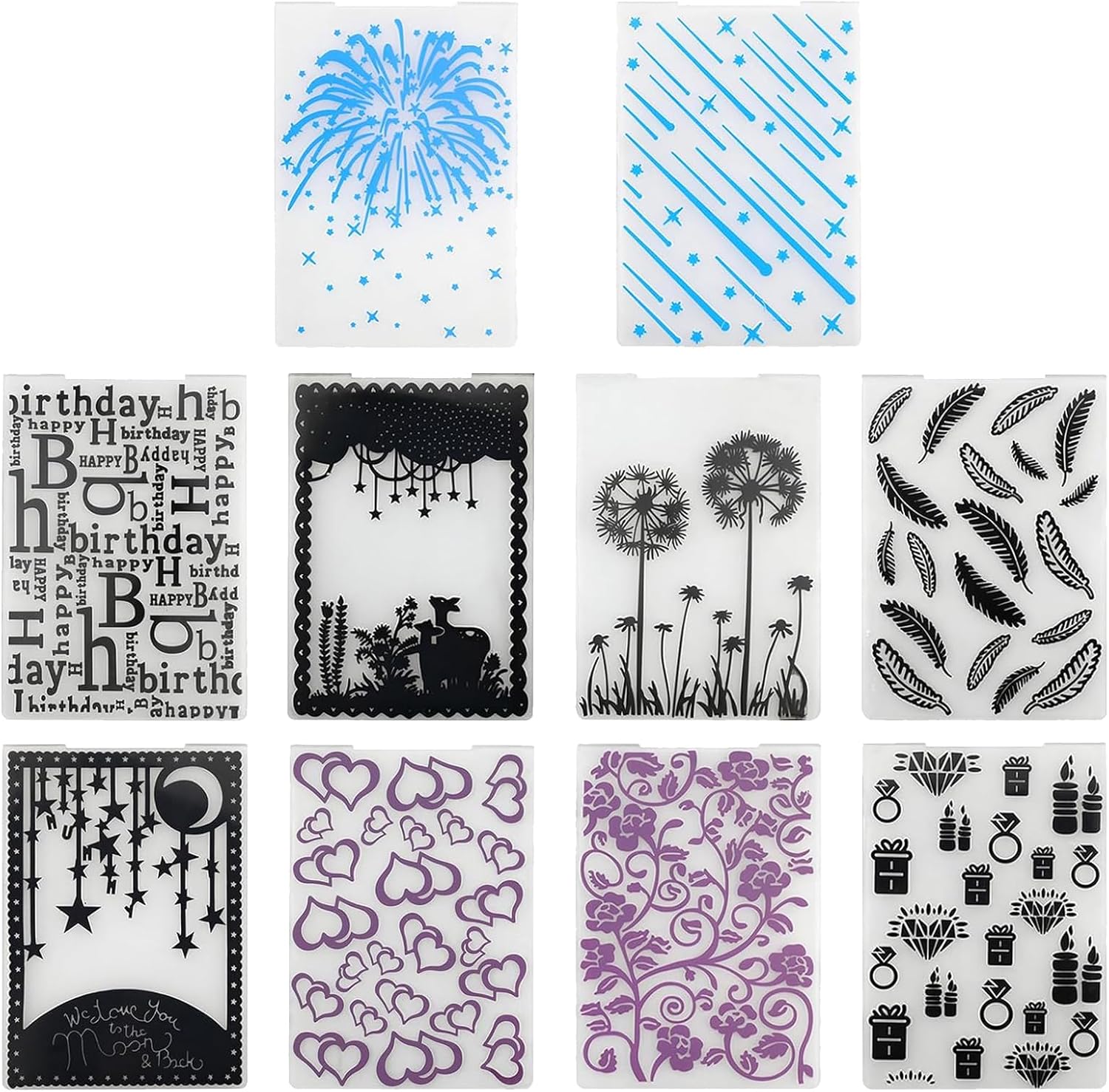 Dies De Découpe 3D Motifs Fleurs Et Branches - Pour Scrapbooking, Gaufrage, Loisirs Créatifs, Acier Carbone