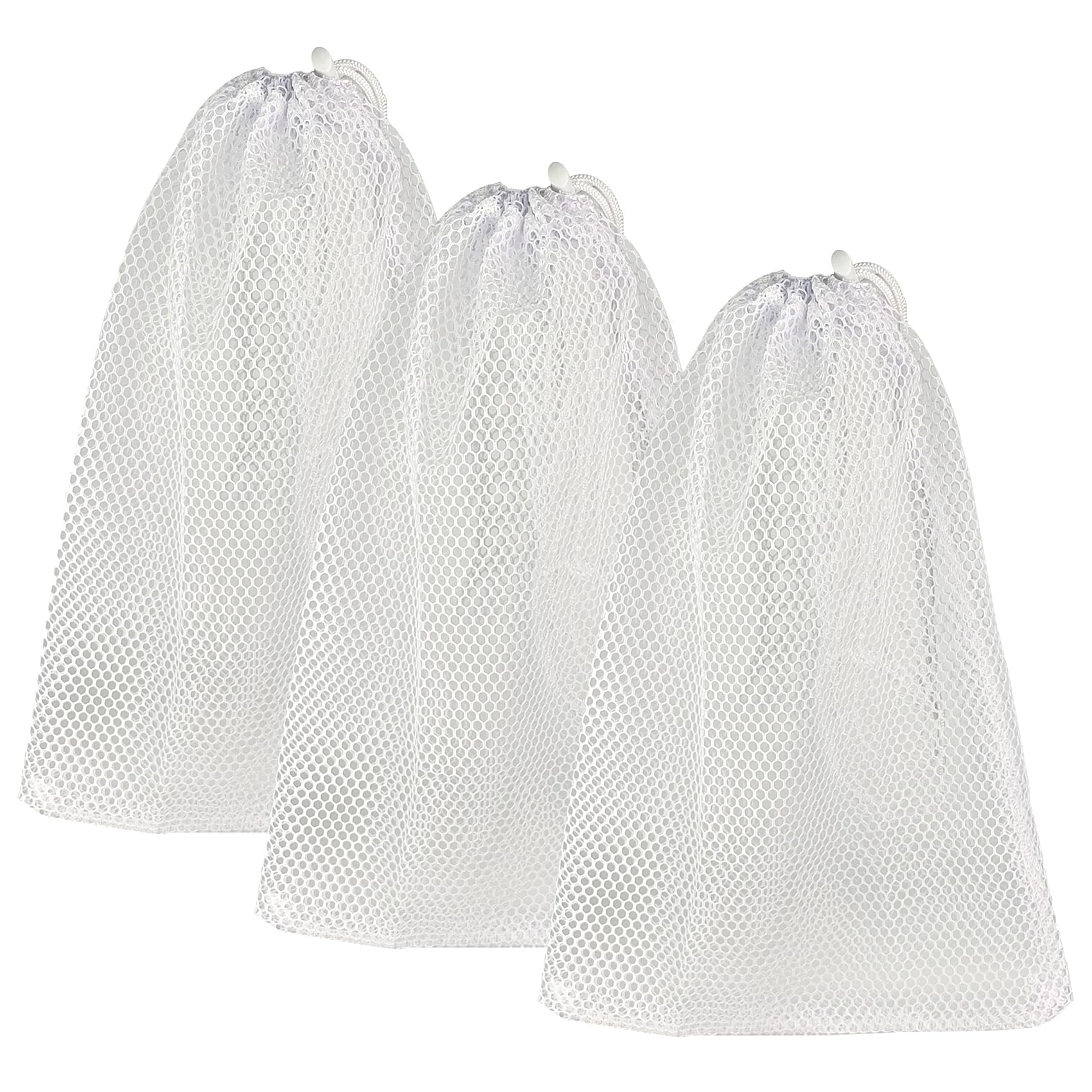 Mesh Laundry Bags with Drawstring - 12
