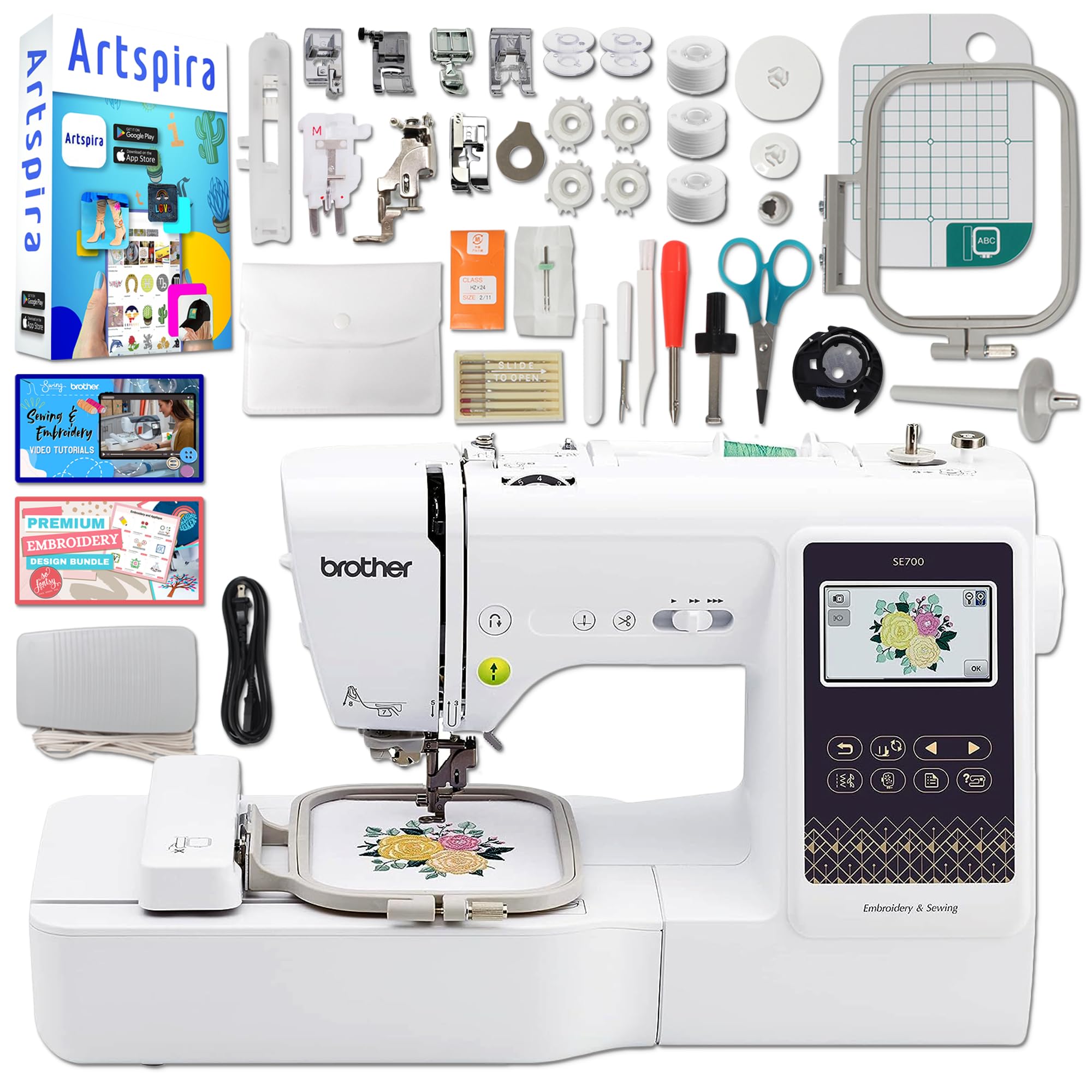 Brother SE700 Combo Embroidery & Sewing Machine with 4