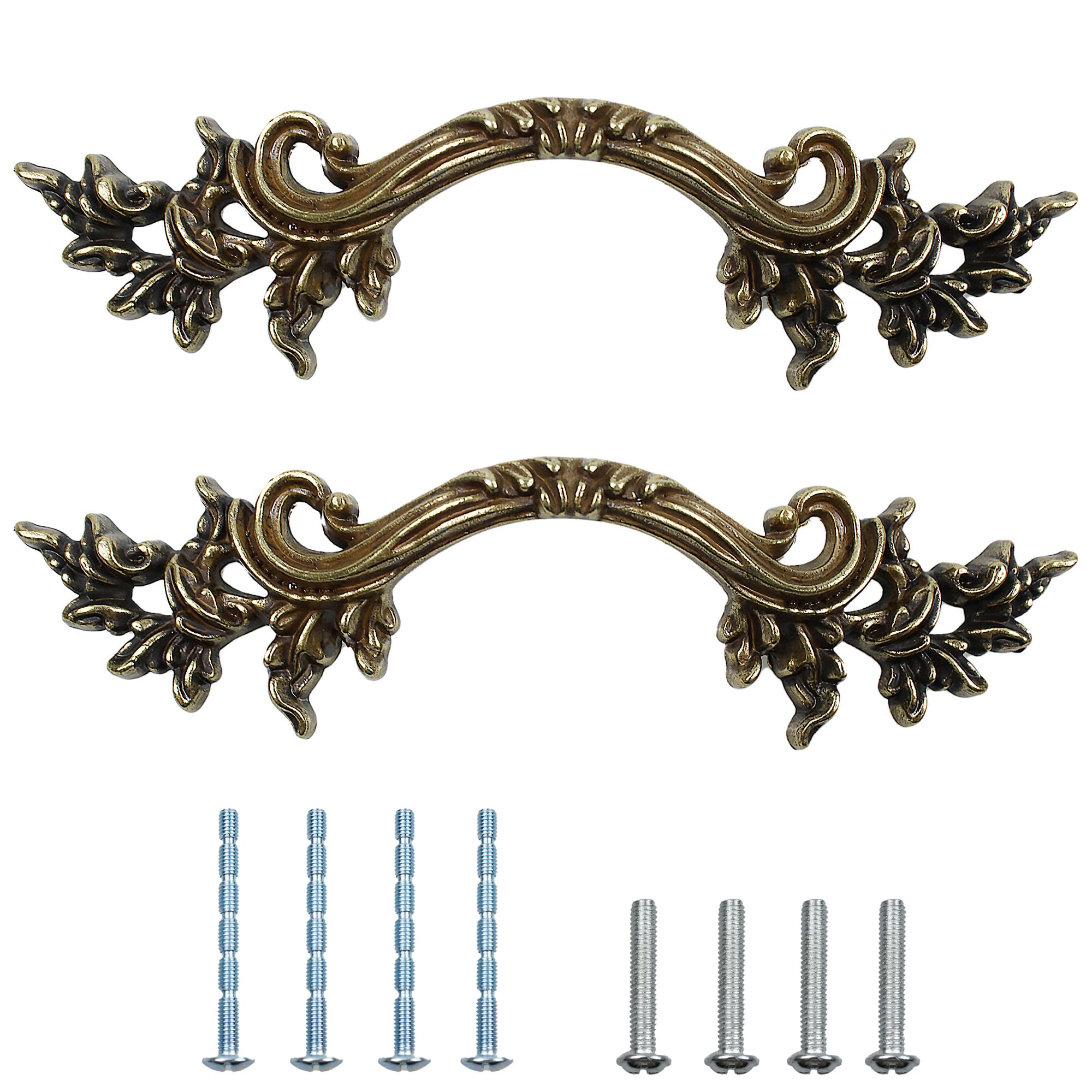 Snapklik.com : 2PCS 6Inch Vintage Drawer Pulls, Antique Bronze Cabinet ...