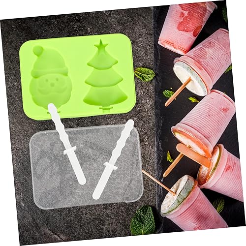 Miniatura 8 de Moldes de helado de Navidad, moldes de bloques de hielo de caramelo de bricolaje, molde de silicona para hornear, molde de silicona para chocolate,