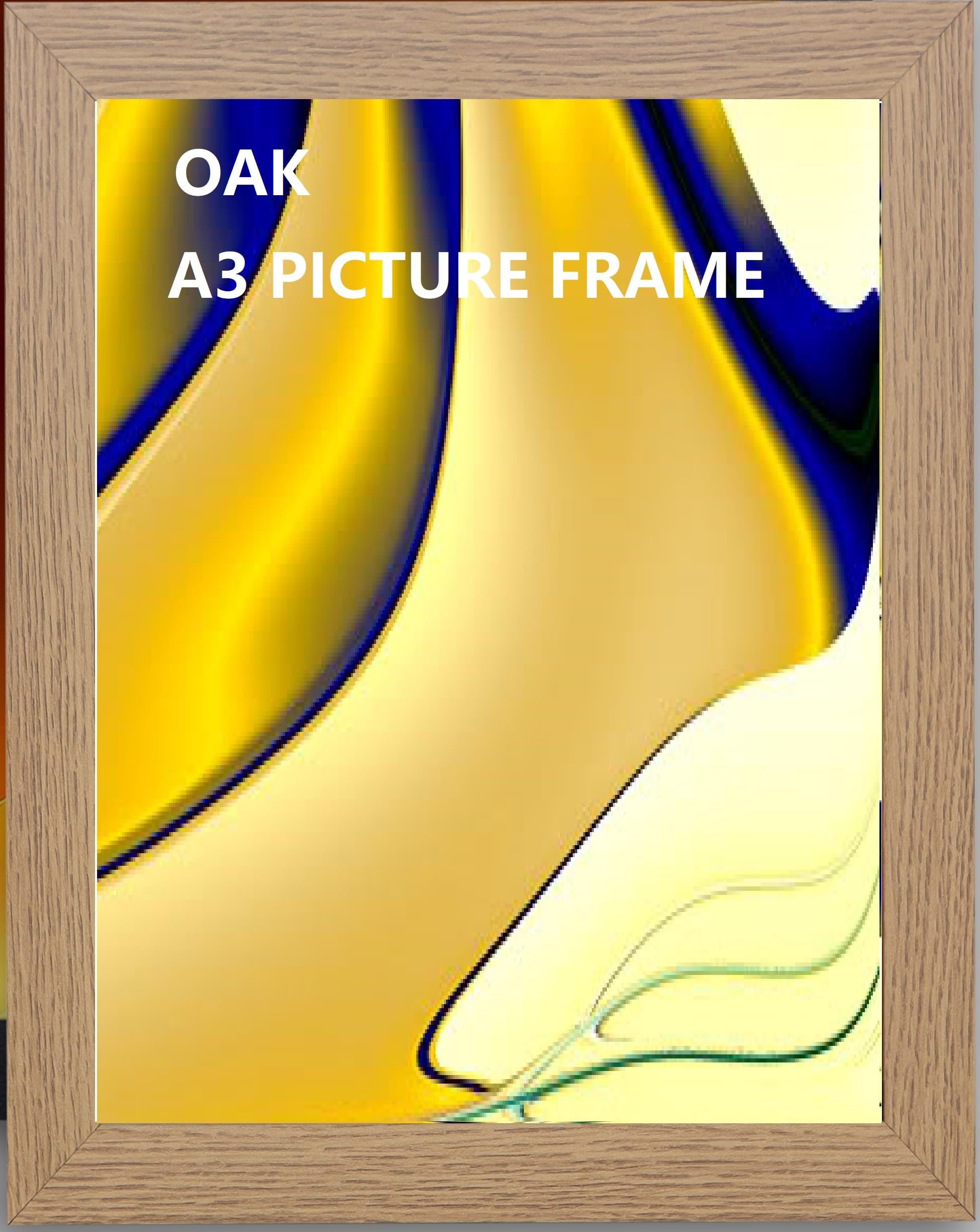 Opfr Oak A3 Picture Frame, Size 420Mm X 297Mm
