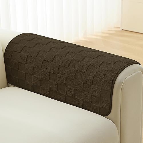 Miniatura 8 de Foxdecor Fundas de sofá para sofá de 3 cojines, aptas para mascotas, divertidas y mullidas fundas para sofá para mascotas, fundas antideslizantes