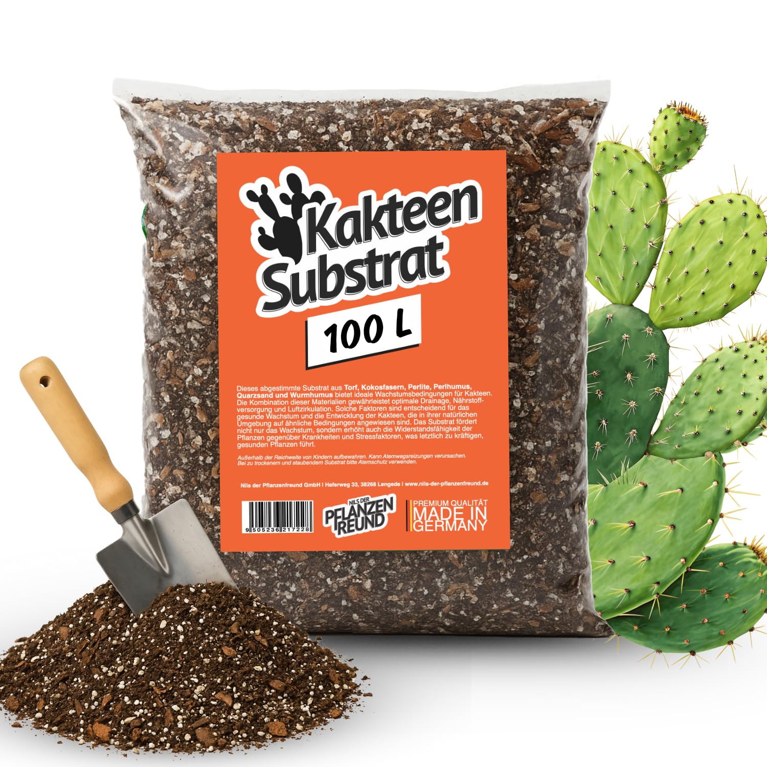 Tierra para Cactus y Suculentas (100 L) – Sustrato Mineral nutritivo con Drenaje óptimo para raíces sanas