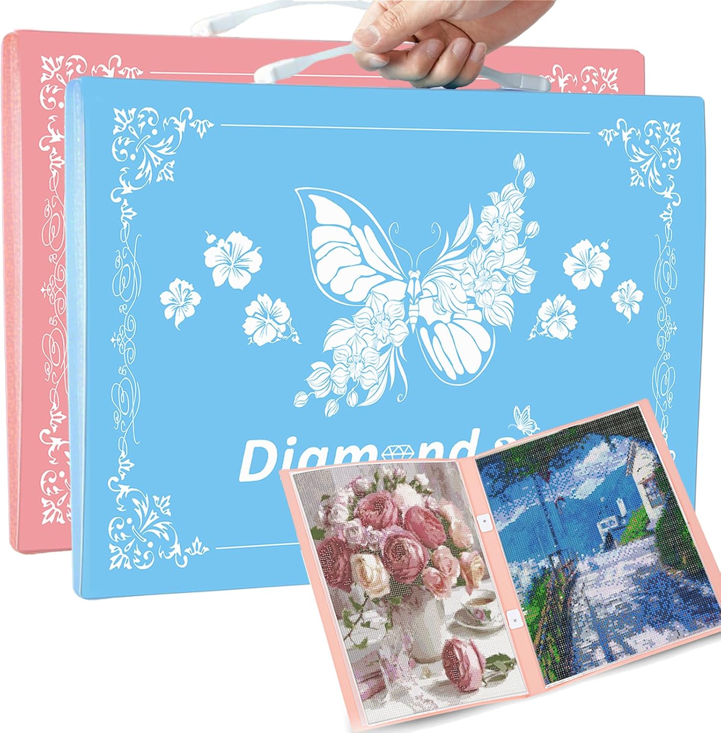 2 Pack A3 Storage Book for Diamond Painting