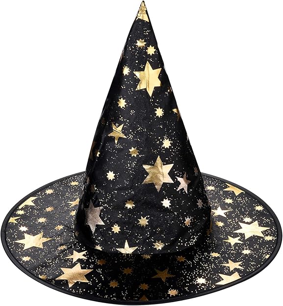 Halloween Gold Tone Witch Hat
