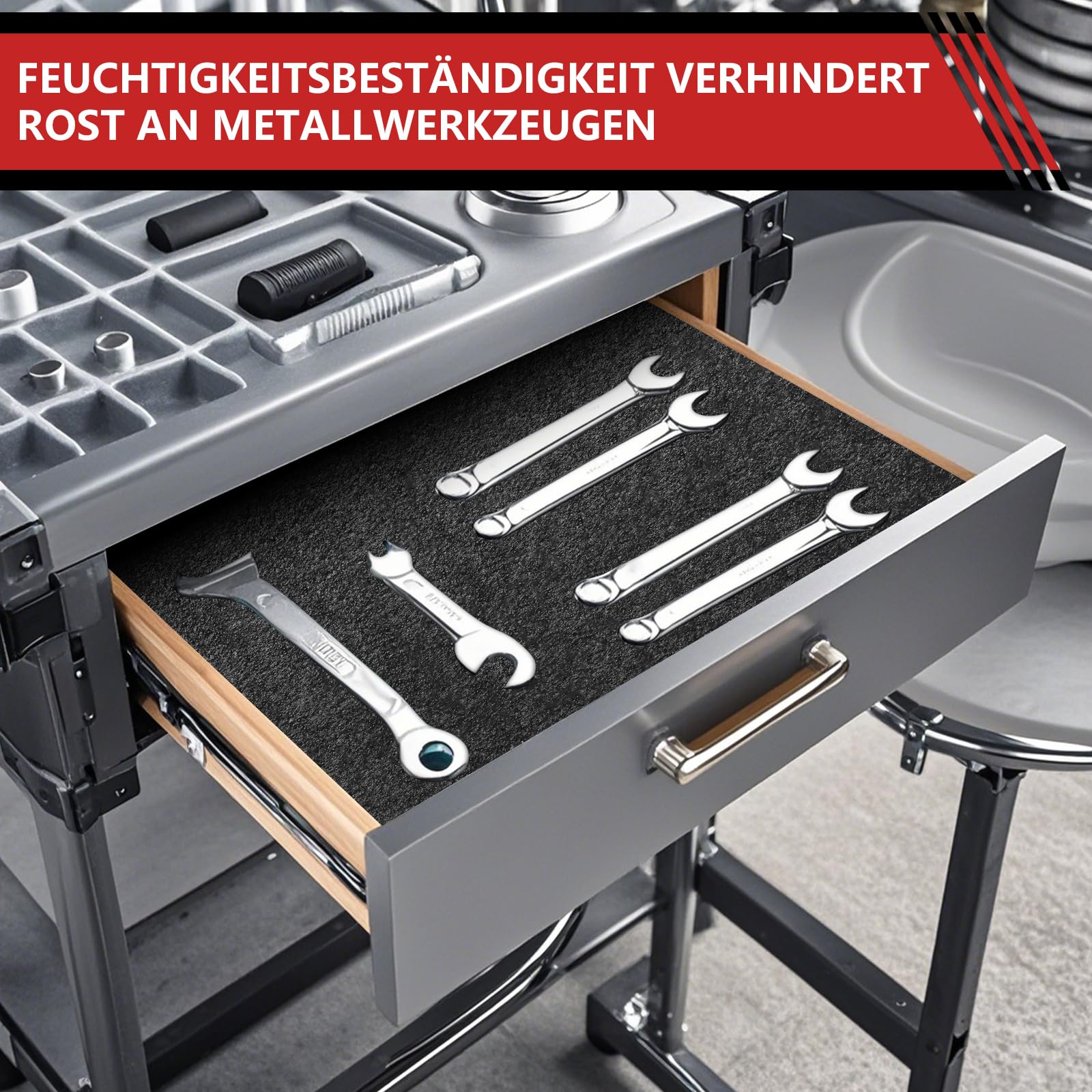 Storystore Schaumstoff Zuschnitt 4 Stück, 40 x 30 x 4cm Werkzeugkisten Schaumstoff Polyethylenschaumstoff Schaumstoffeinlage Werkzeug Kamerakoffer Werkzeugkoffer Schaumstoffplatte