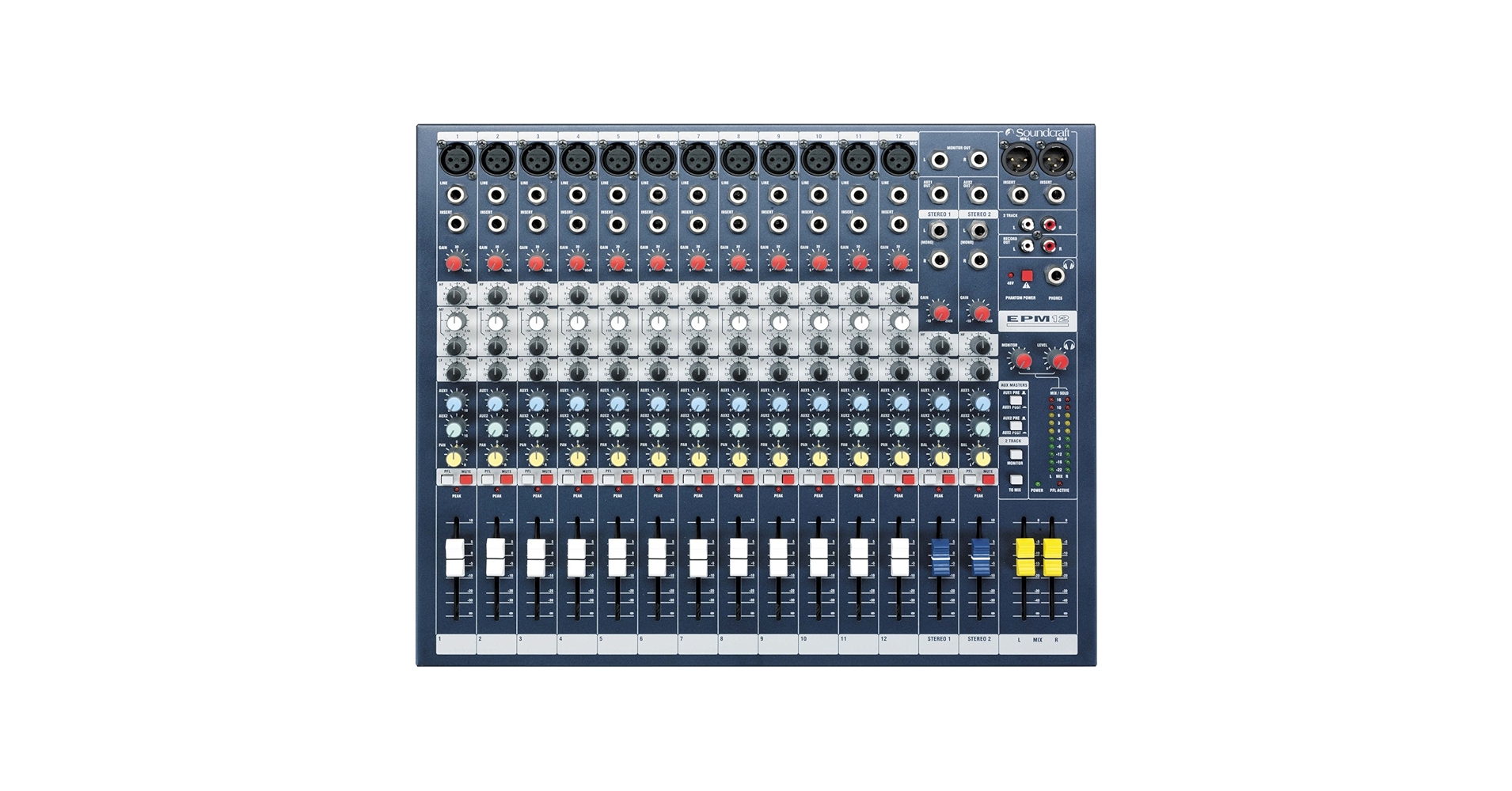 Soundcraft EPM 12アナログミキサー EPM12 | Soundcraft - Professional Audio Mixers | English