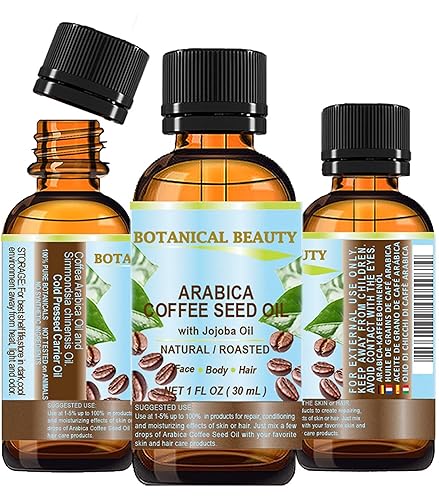 Miniatura 1 de Arabica Café Seed Oil 100 PureNatural Para Cara cuerpo y cabello Reductor De Arruga Anti- HinchazónDark Círculos Anti Celulitis 1oz- 30ml Por