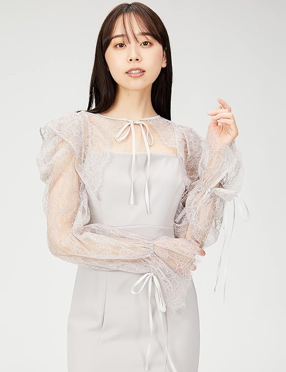SNIDEL レースボレロデコルテオープンワンピース Fubail / レースボレロデコルテオープンワンピース