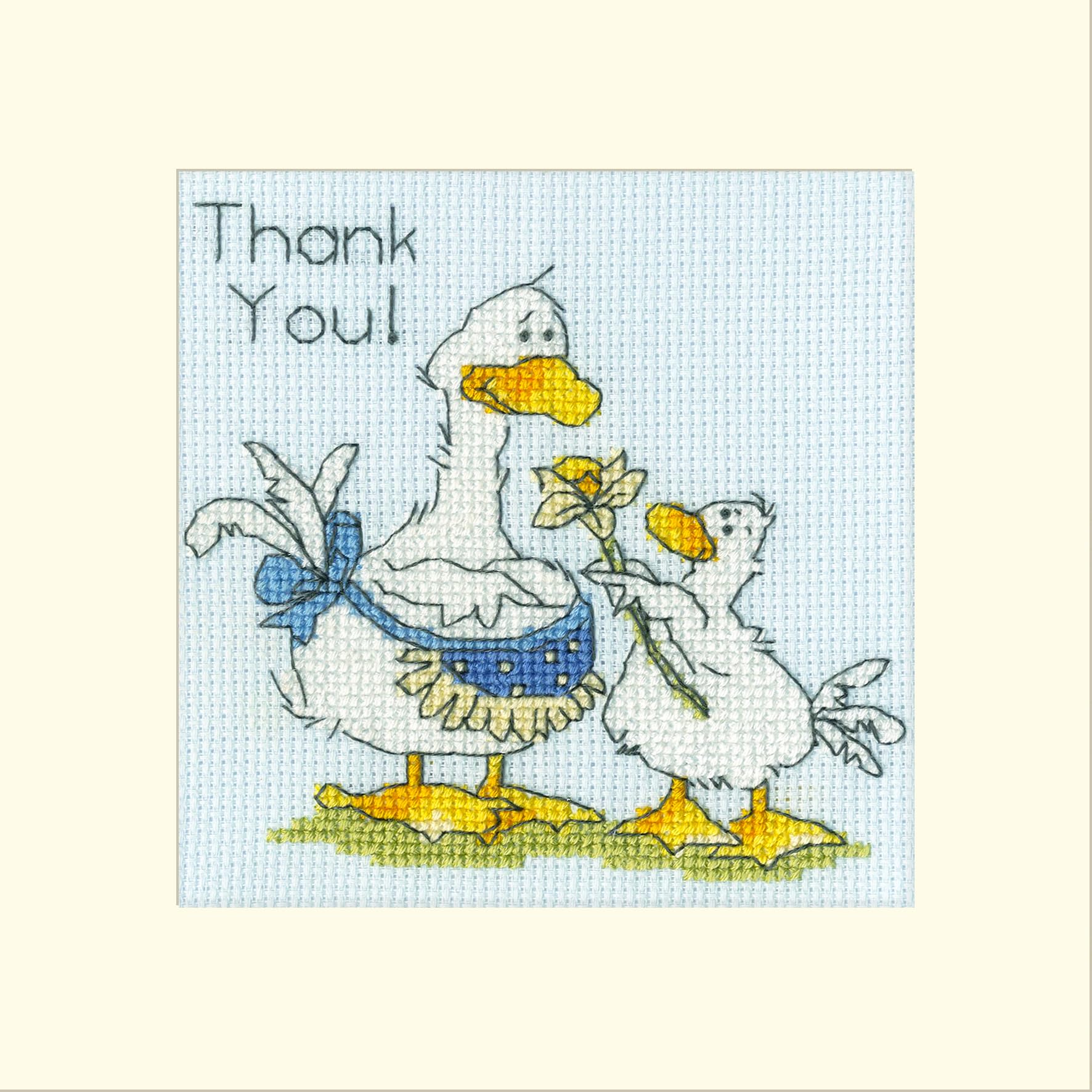 Bothy Threads - Thank You! Counted Cross Stitch Kit