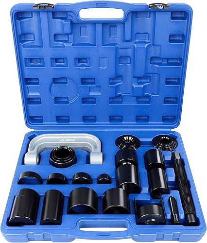 Miniatura 7 de ABN Kit de 21 piezas de rótula  Kit de herramientas de extracción de presión de rótula superior e inferior automotriz  Incluye funda de transporte