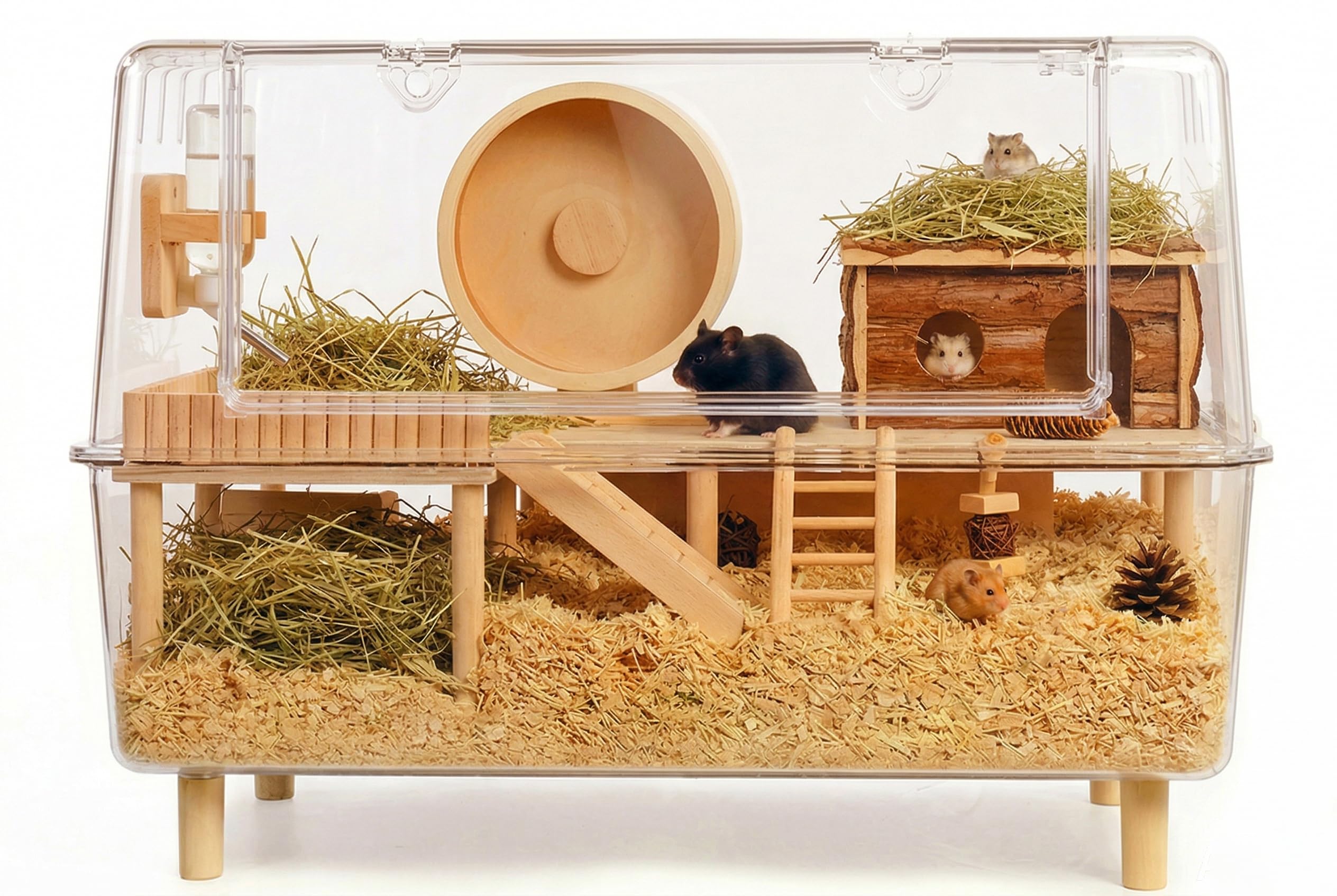 Amazon.co.jp: Youabubu ハムスターケージ 大型 アクリル 75cm ハイ