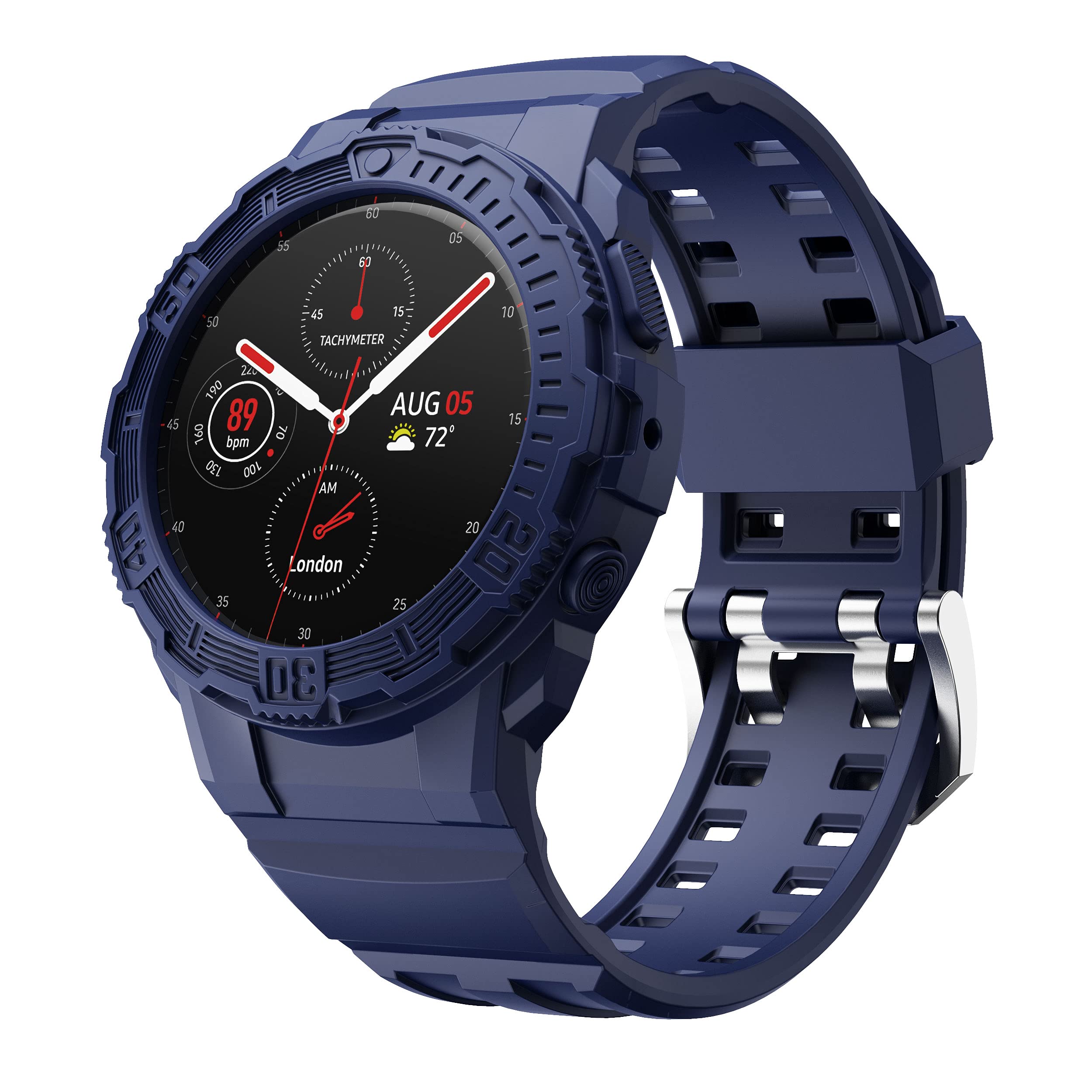 T-ENGINE Band Compatible with Galaxy Active 2 Watch Band 44mm, Rugged Protective Case with Band Easy Install for 44mm