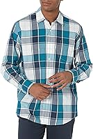 Vista 1 de Tienda Essentials - Camisa de popelina para hombre, informal, de manga larga, de corte regular