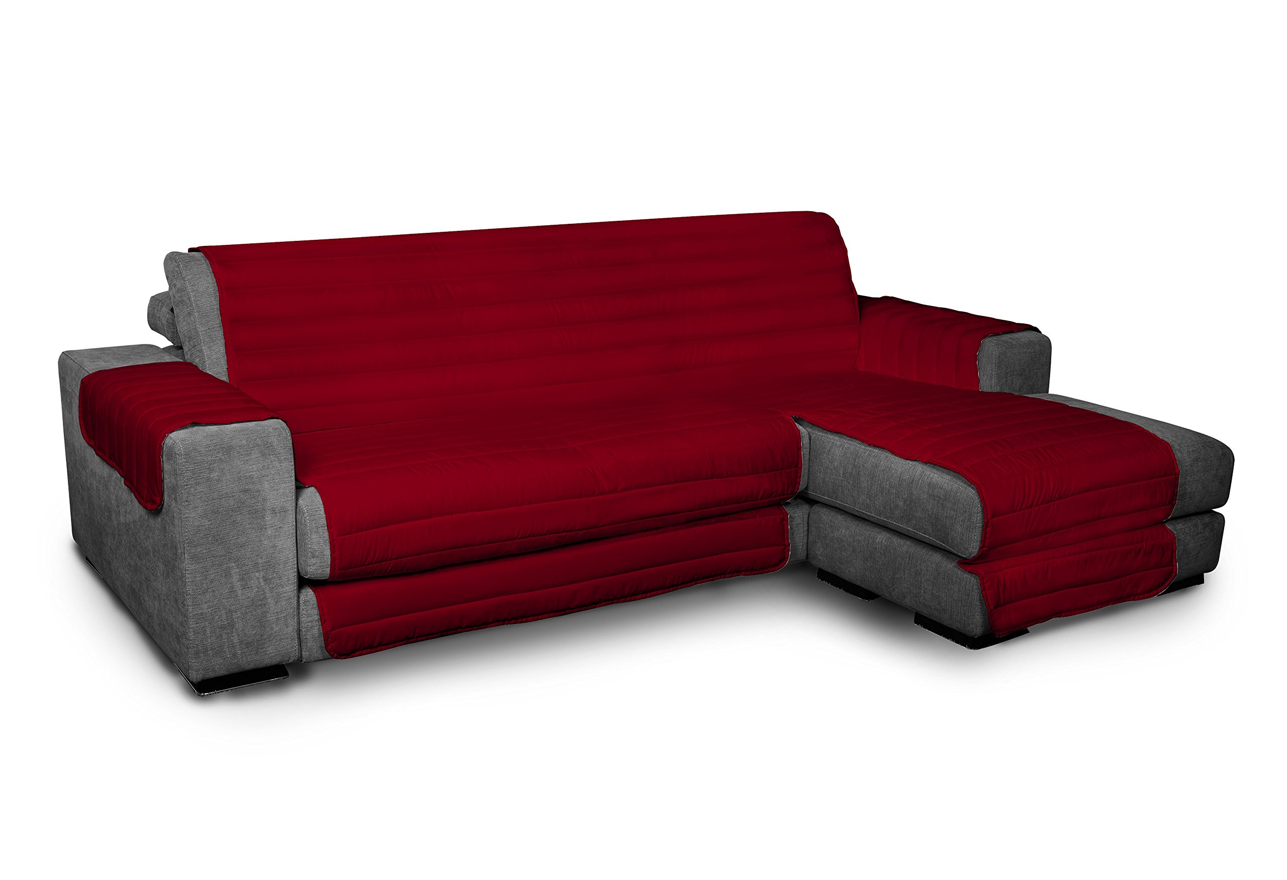 Italian Bed Linen Trendy Doubleface Sofa Cover, Bordeaux 290cm, 100% microfiber,
