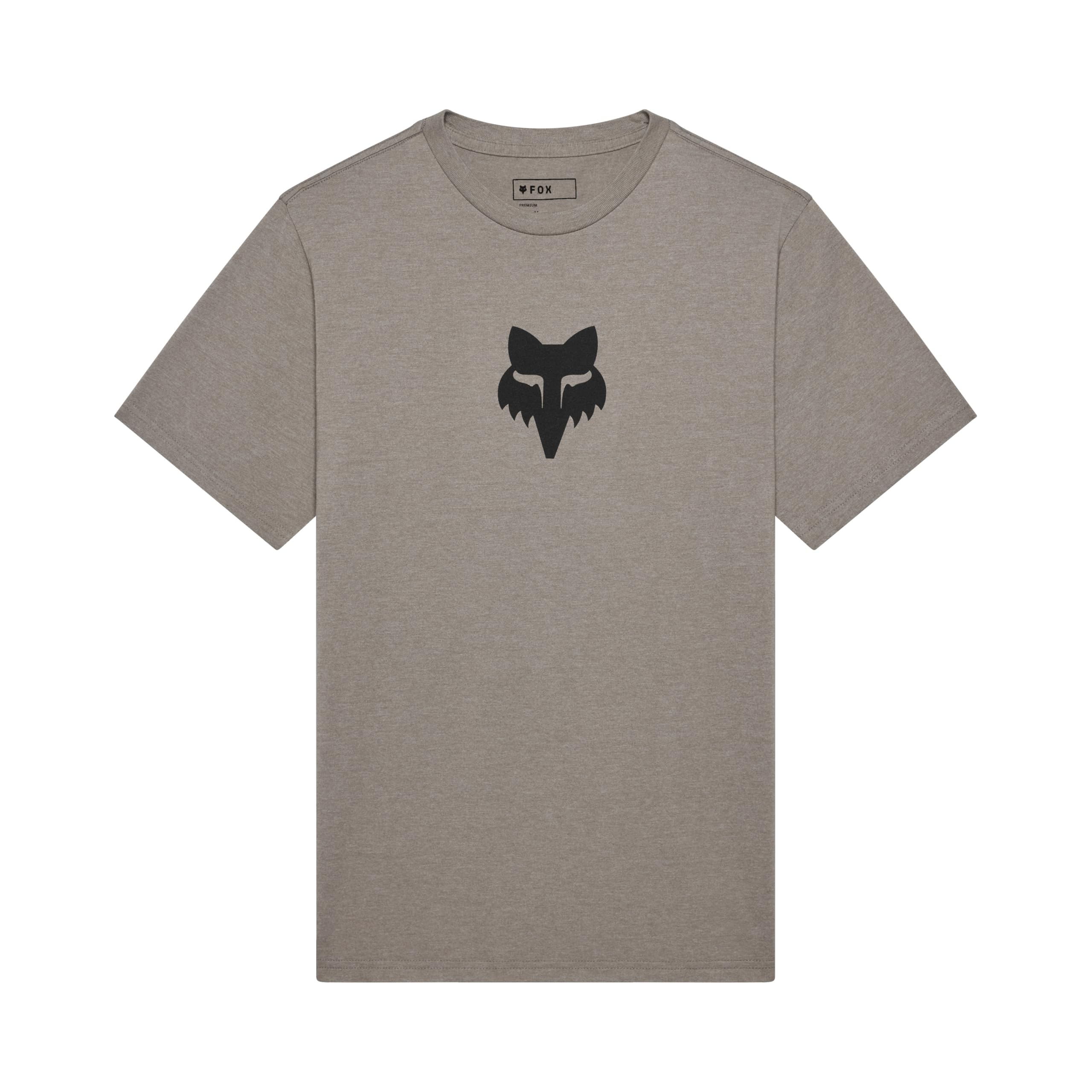 Fox Racing Men's Fox Head 195 Original Short Sleeve Tee, Heather Graphite, XX-Large