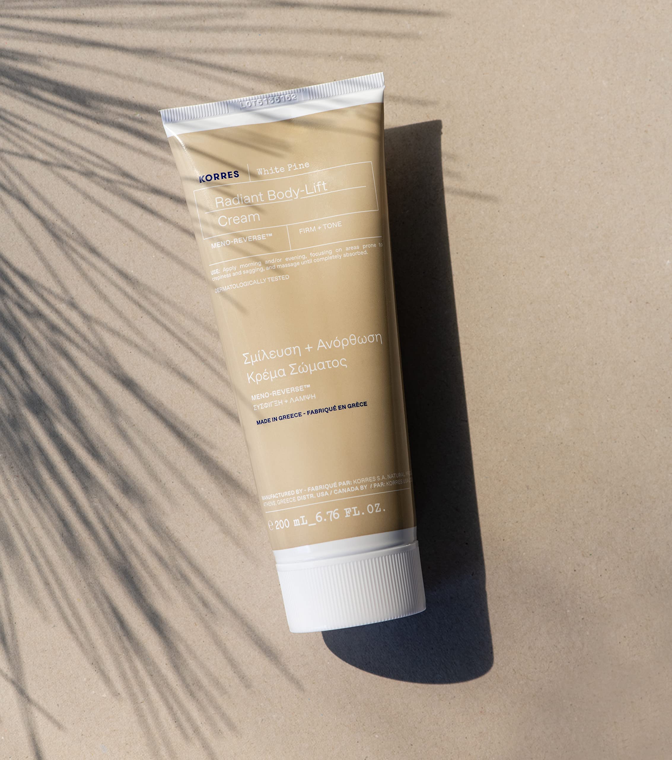Korres White Pine Radiant Body Lift Cream 200 ml, Body Cream for Perimenopausal And Menopausal Skin Firm And Lift Skin - Image 3