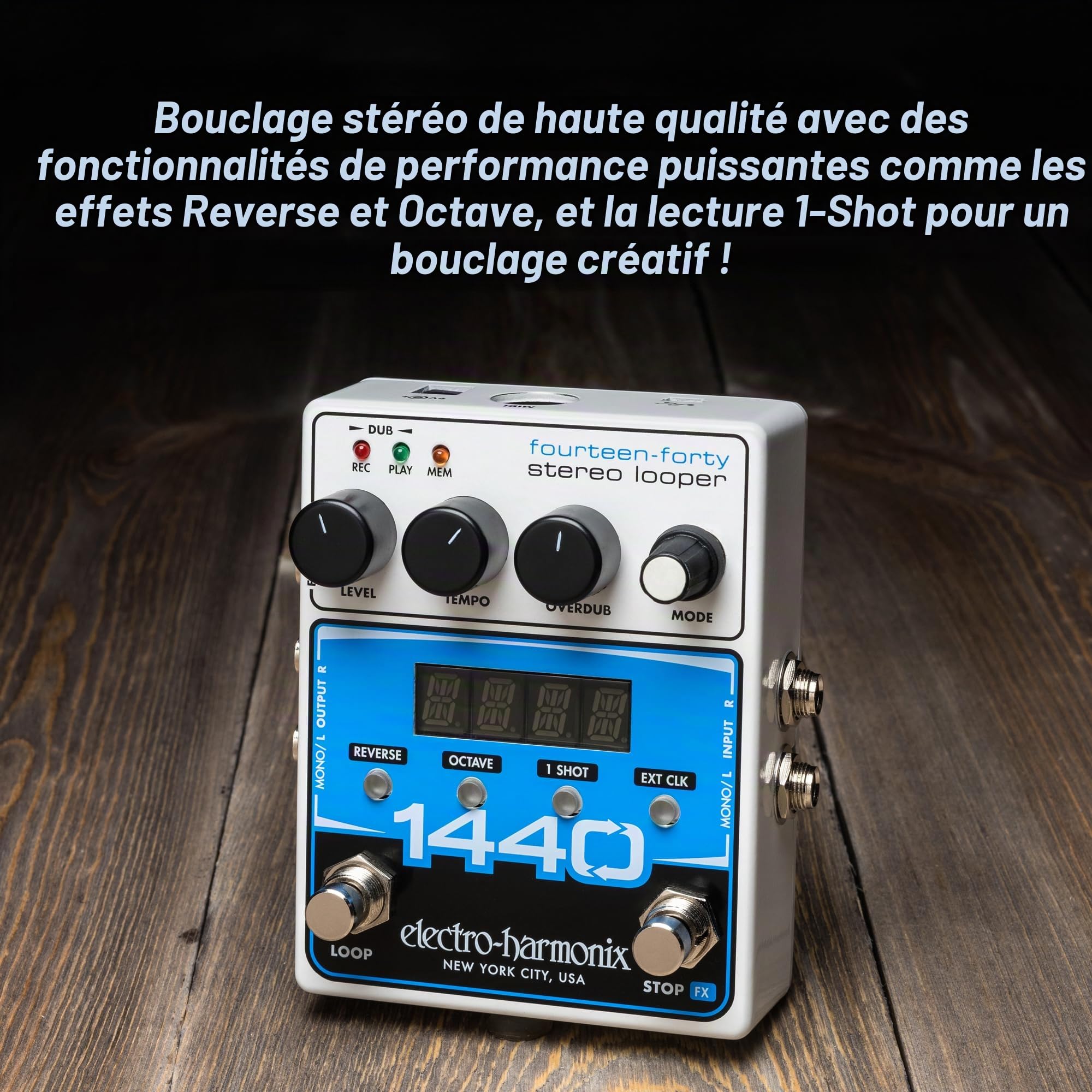 Electro Harmonix 1440 Looper stéréo Distorsion pour guitares