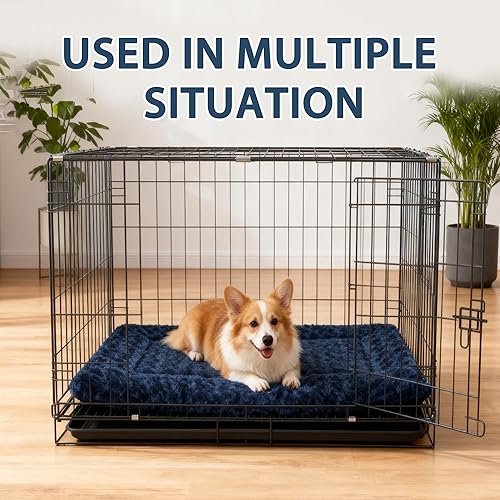 Miniatura 6 de Almohadilla para cama de perro, alfombrilla de cama para perros pequeños que duermen, suave, duradera, lavable y antideslizante, alfombrilla