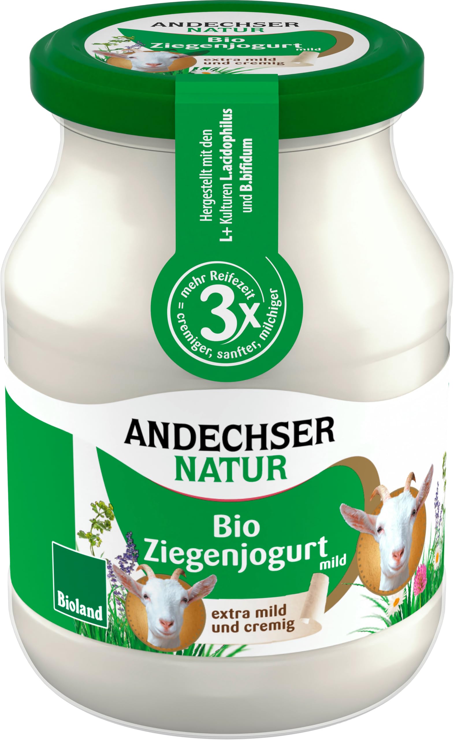 Bio Ziegenjogurt Natur mild 6 x 500 g