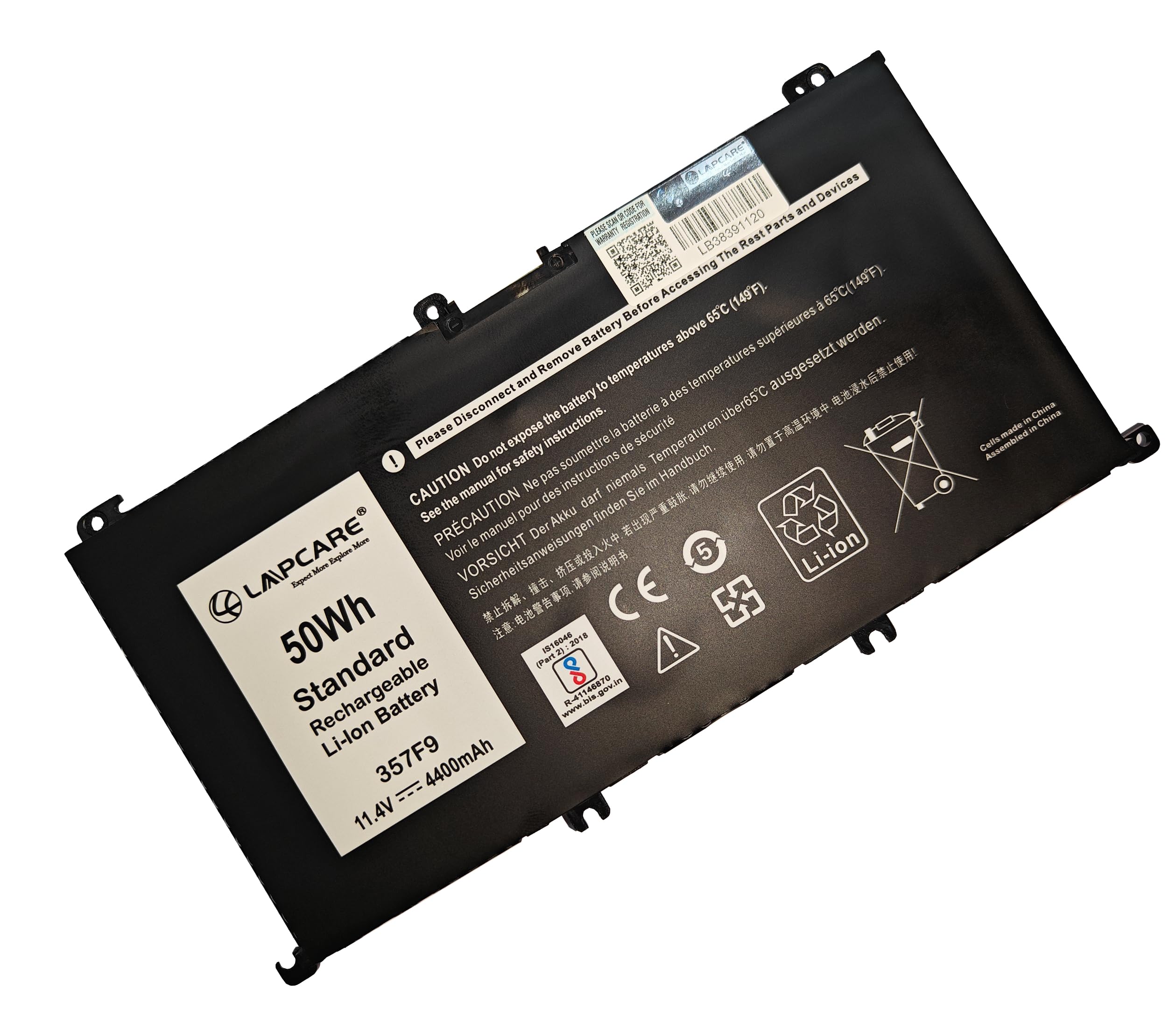Lapcare 357F9 71JF4 0GFJ6 Laptop Battery Replacement for Dell Inspiron 15 7559 7557 7567 7566 7759 5577 5576 INS15PD-1548B 1548R 1748B 1848B 2548B 2748B 3948B Gaming Series Notebook (B0D1VP6WWV) Amazon Price History, Amazon Price Tracker