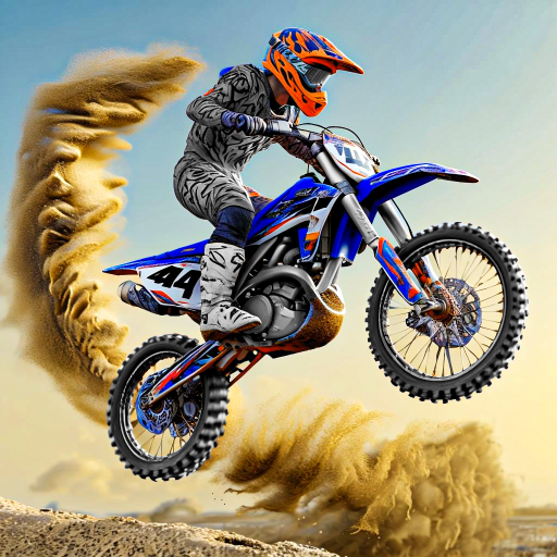 Real Dirt Bike Racing Simulator - Crazy Motorcycle Bike Stunts Driving Game