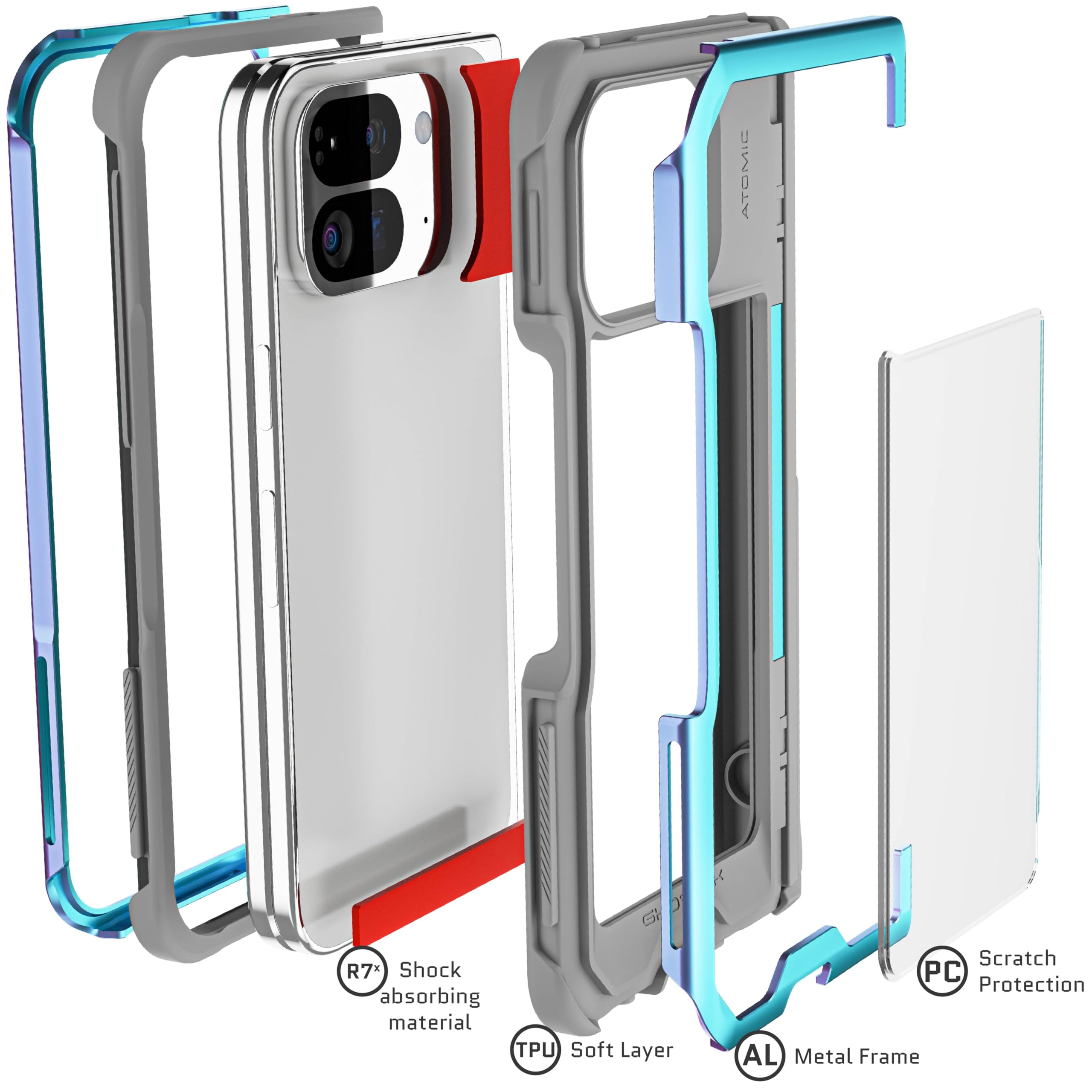 Amazon.com: Ghostek Atomic Slim Pixel 9 Pro Fold Case with