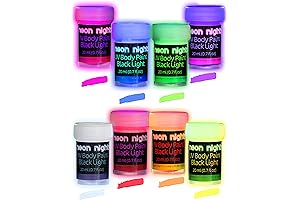 Neon Nights UV Body Paint Set: Radiant Glow for Enchanting Nights