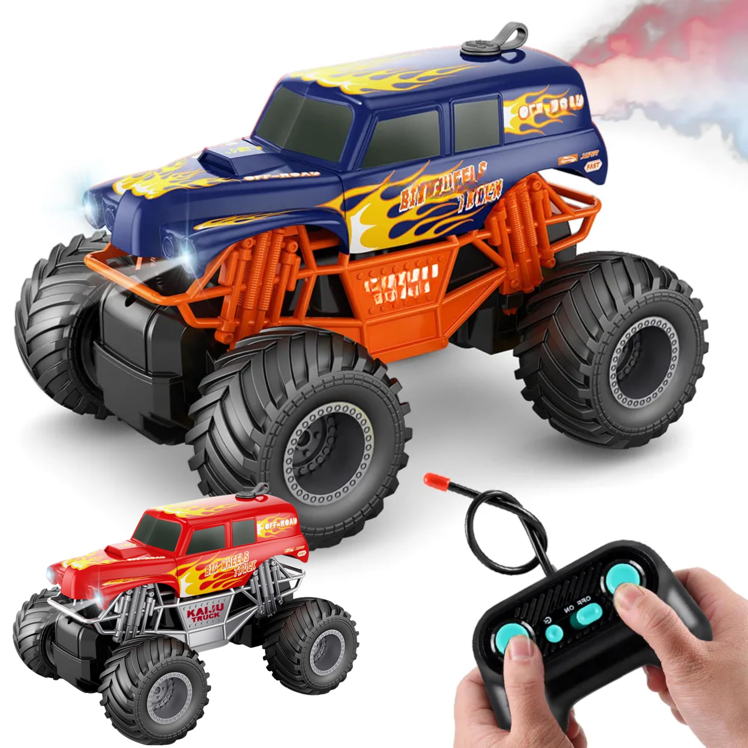 See full amazon price history chart for KRIMION® Remote Control car Monster Truck for Kids, 2 Speeds, Smoke & Mist, Rechargeable Remote Control Truck (Multi Colur)(Pack of 1) KRIMION® Remote Control car Monster Truck for Kids, 2 Speeds, Smoke & Mist, Rechargeable Remote Control Truck (Multi Colur)(Pack of 1) (B0CTR2YVBV) Amazon Price History, Amazon Price Tracker