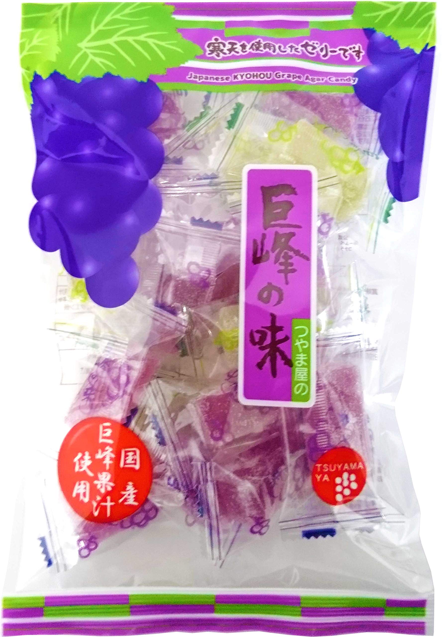 Amazon.co.jp: 津山屋製菓 巨峰の味 243g ×6袋 : 食品・飲料・お酒