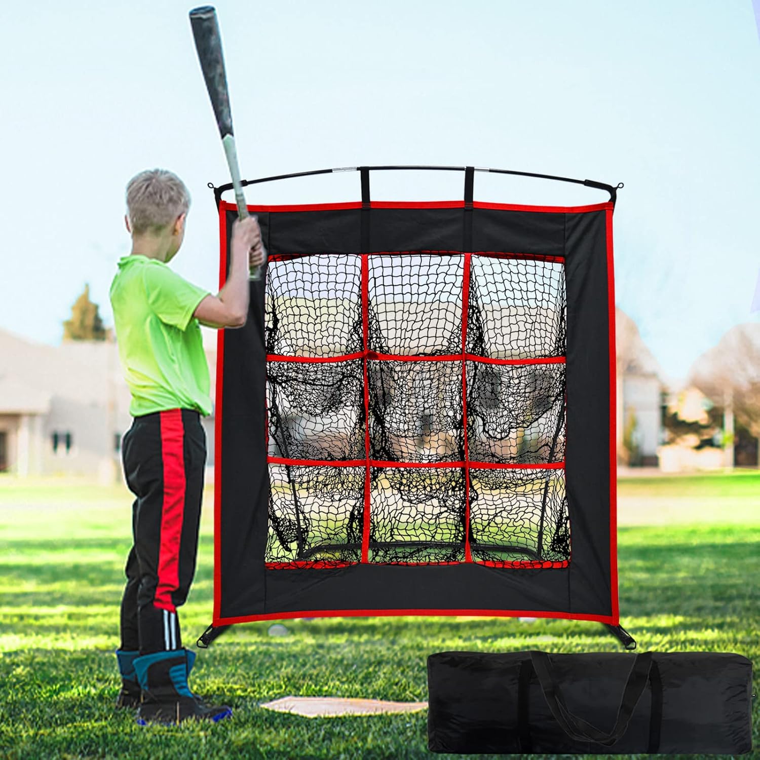 Gagalileo Pitching Target with Strike Zone,Baseball