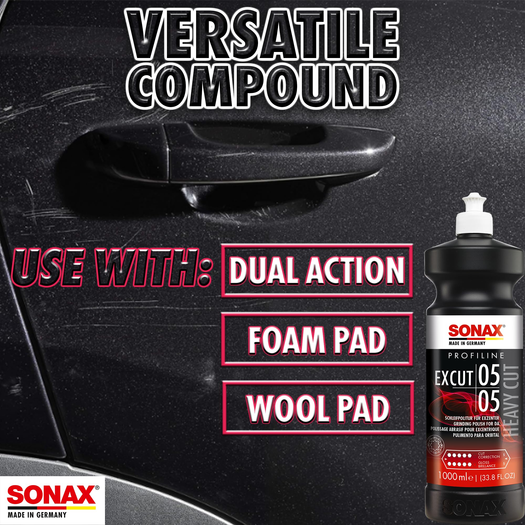 Sonax Pasta Polerska, Czarny, 1 l
