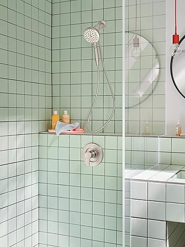 Miniatura 6 de Moen 220H2EPSRN Verso - Ducha de mano con acoplamiento Magnetix, manguera de 60 pulgadas, níquel cepillado resistente a las manchas