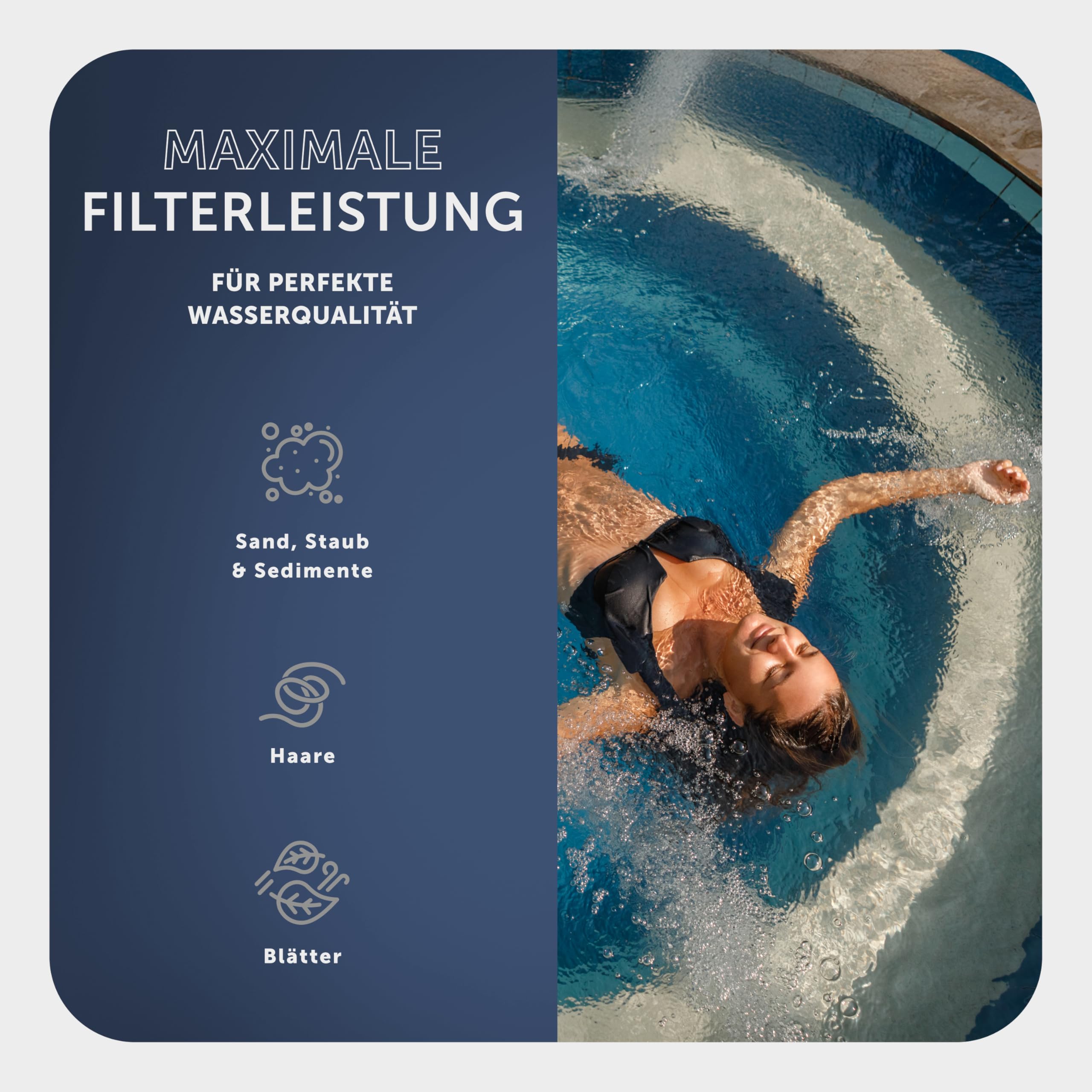 2x Ersatzfilter kompatibel mit Pleatco PWK65, Darlly 80651, Darlly Europe SC713, Magnum HS65 – Whirlpool Filterkartusche 65 sqft, Länge 267 mm, Ø 216 mm, beidseitige Öffnung 75 mm