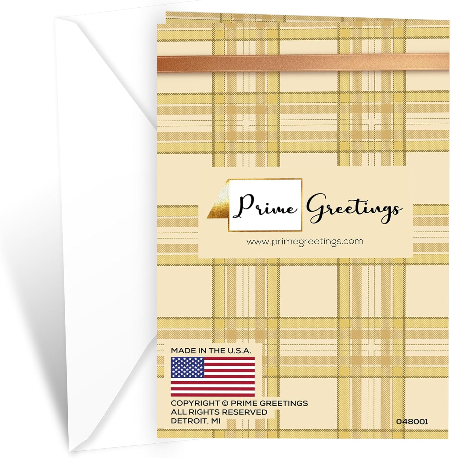 Prime Greetings 80th Birthday Card, Made in America, Thick Card Stock with Premium Envelope Packaged in a Reusable Presentation Mailer, Eco-Friendly, 5in x 7.75in - Image 4