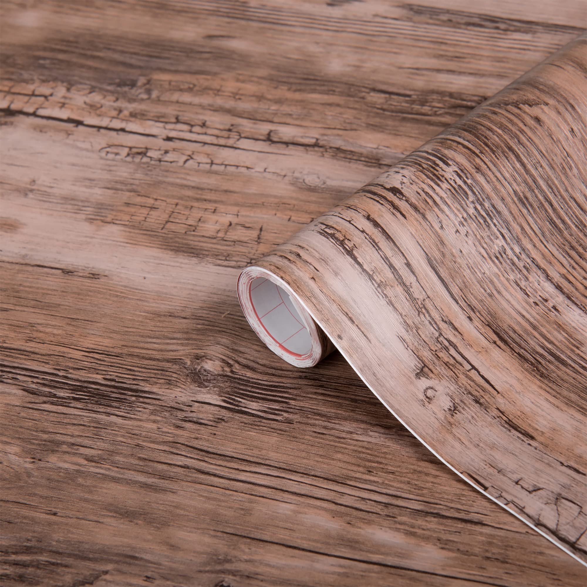 Vinyl Warehouse.co.uk Pattern Vinyl Warehouse 5M X 90Cm D-C-Fix Rustic Wood Sticky Back Vinyl Furniture Wrap 200-5424