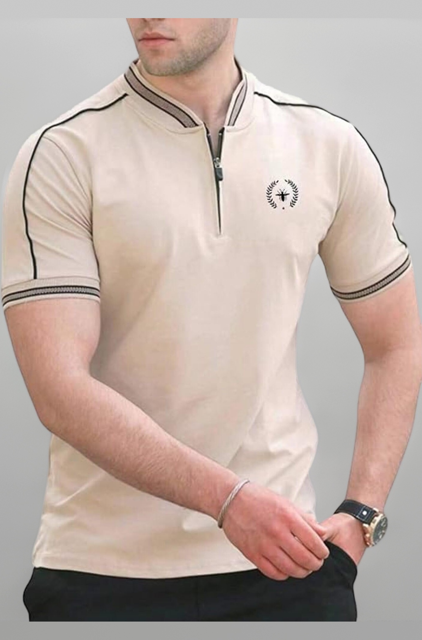 Men's Solid Cotton Rich Polo T Shirt | Collar Tshirts | Half Sleeves | Plain-Regular Fit (Available in Plus Size and Combo Pack of 2)