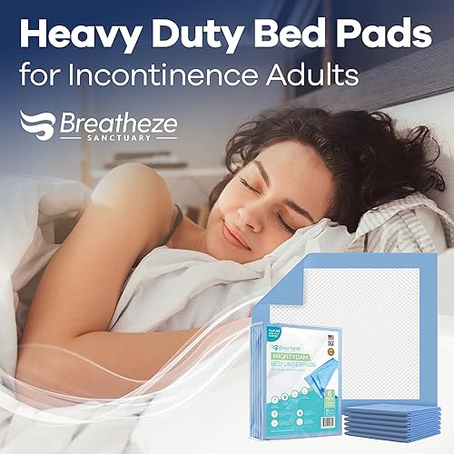 Miniatura 2 de Almohadillas XL resistentes para camas para adultos con incontinencia, reposicionamiento clasificado para 375 libras de capacidad, 24 horas sin