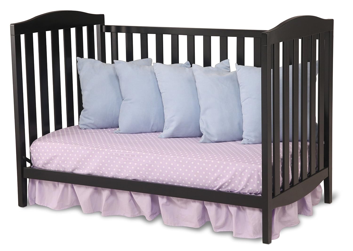 Delta Children Capri 3-in-1 Crib, Black