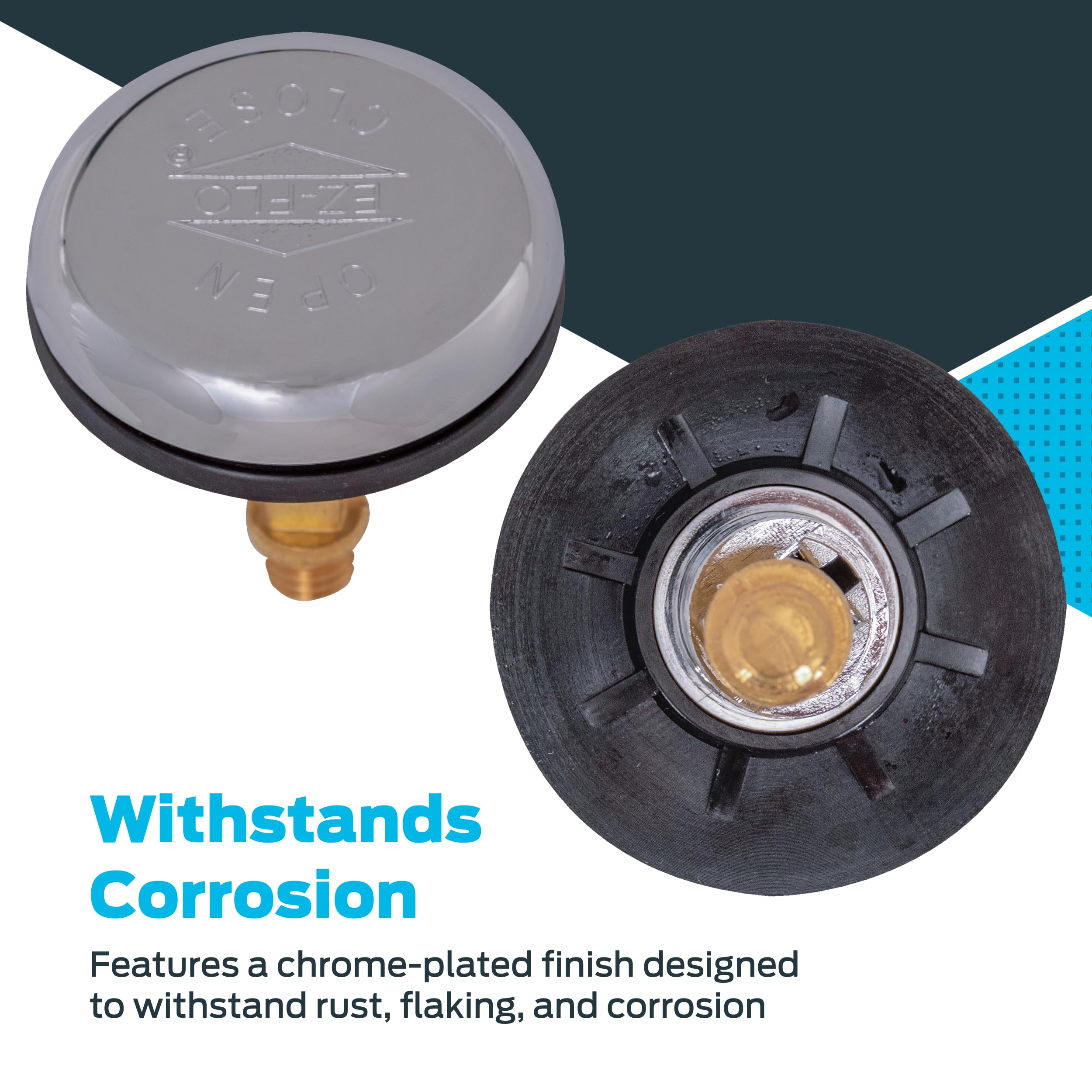 Amazon | EZ-FLO 35240 スナップ & プレスストッパー 3/8インチ