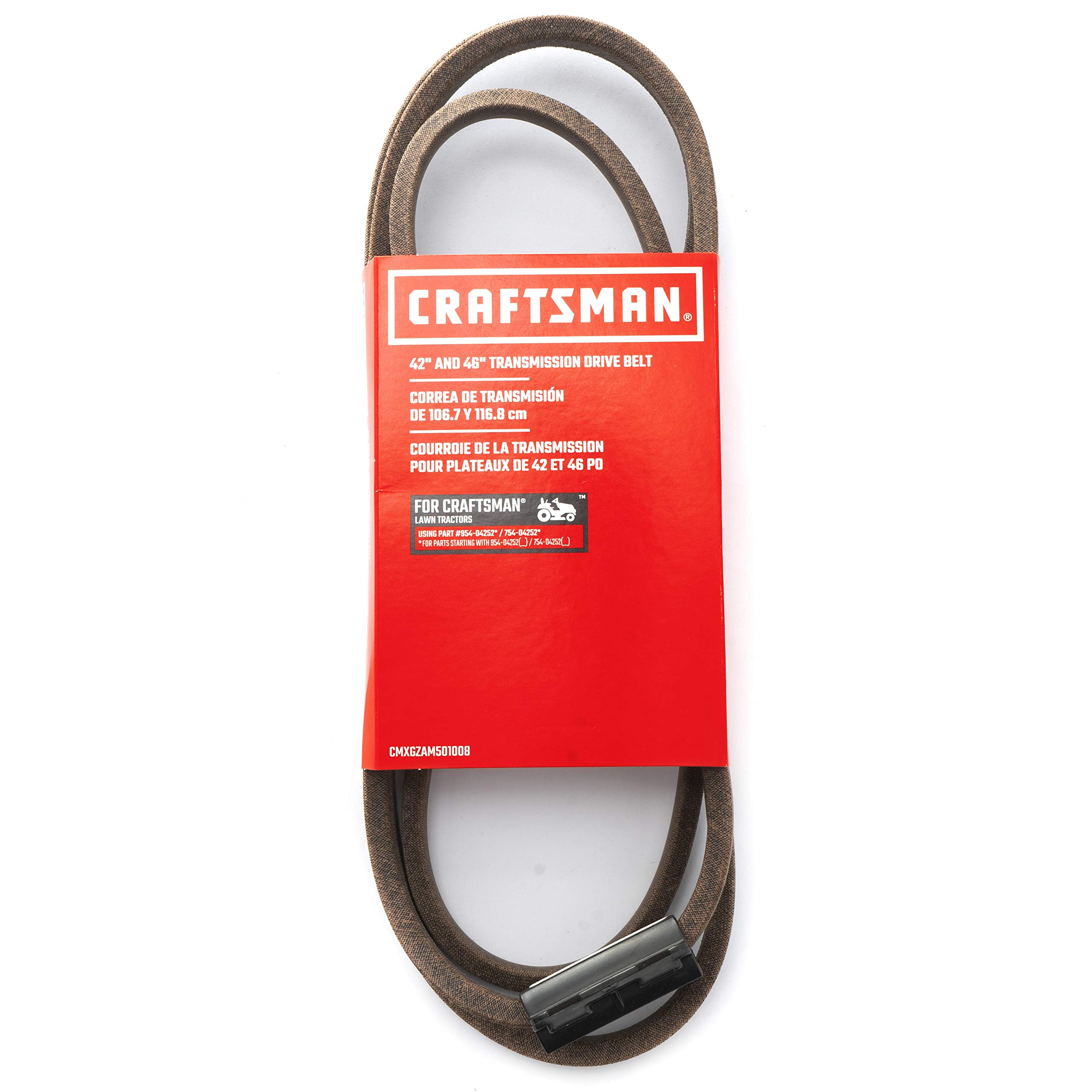 Craftsman CMXGZAM501008 - Correa de transmisión para cortacésped de 42 pulgadas