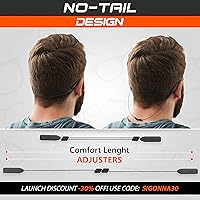 Vista 6 de Correa de gafas de sol con cable para hombre, cordón de cristal para mujer, 2 cordones