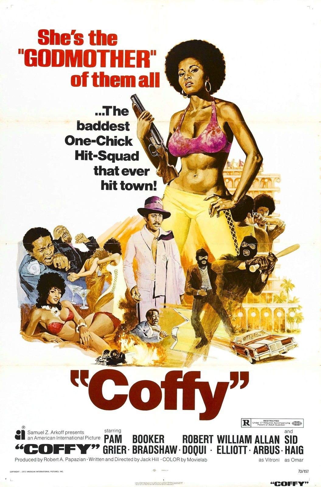 Amazon.com: 72251 COFFY Movie Blaxploitation Pam Grier Decor Wall