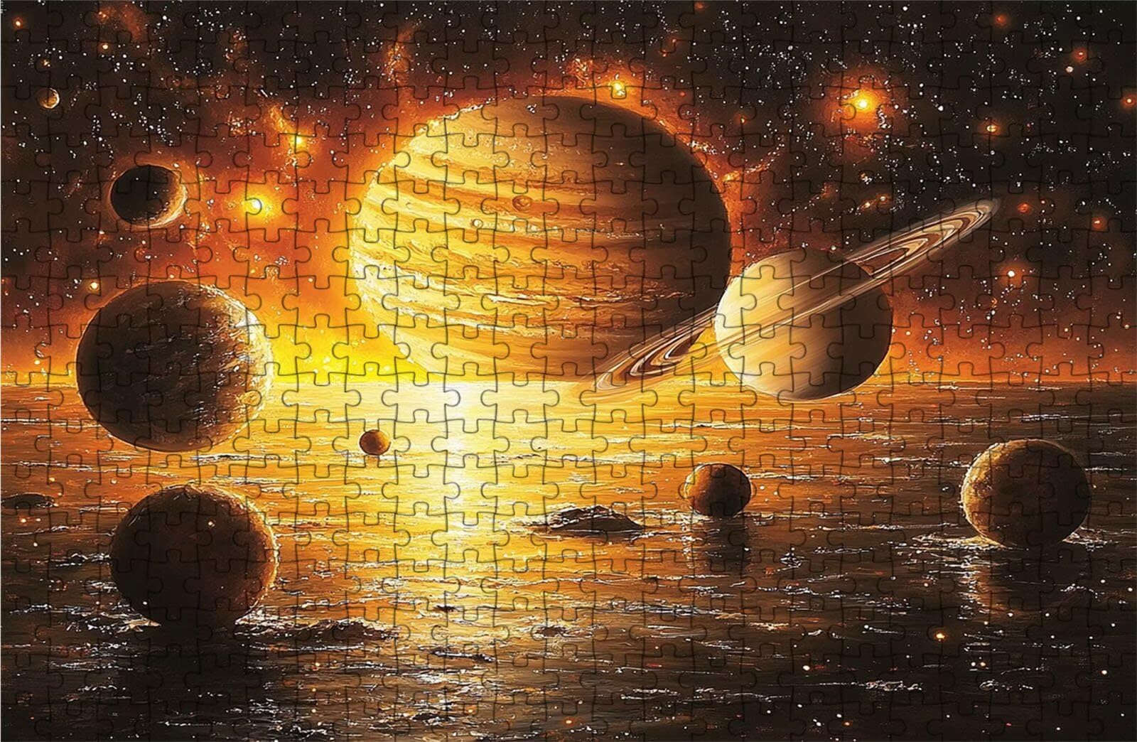 Puzzle 5000 elementów, 5000 elementów, dla dorosłych, wszechświat, drewniane puzzle dla dorosłych, klasyczne puzzle, gra zręcznościowa jako prezent dla kobiet, dekoracja pokoju, 105 x 160 cm, RXPT