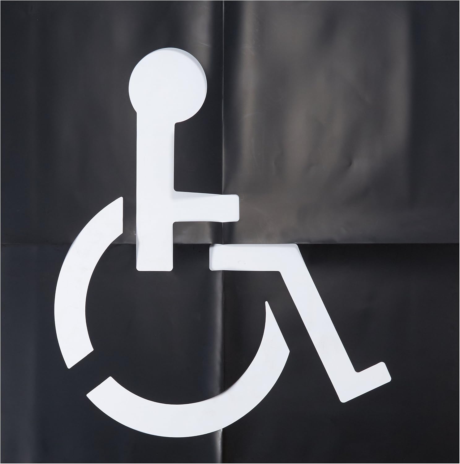 HY-KO Products PLS-60 Handicap Parking Lot Stencil, 48 x 48