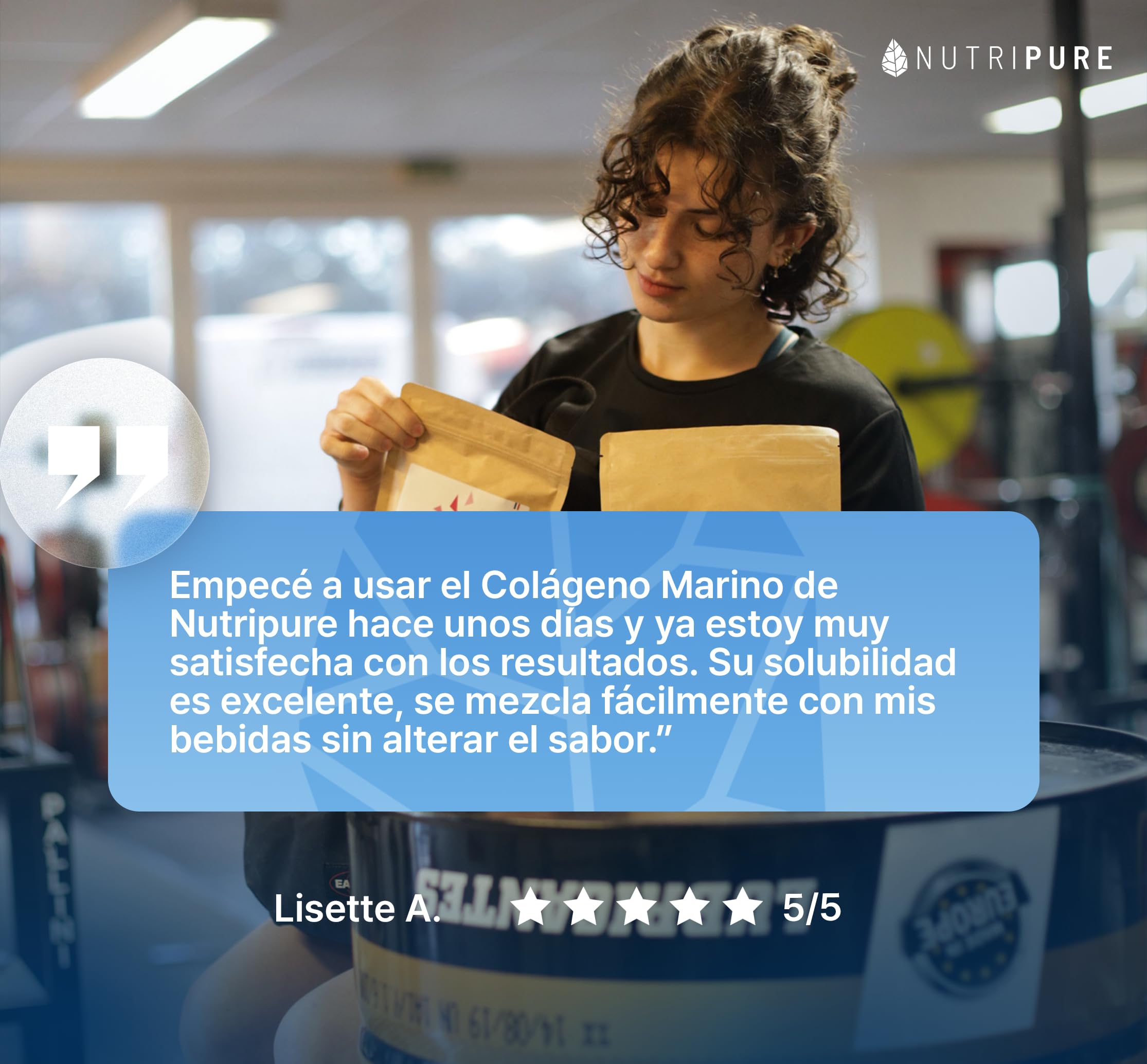 Nutripure | Colágeno Marino Salvaje en Polvo | Suplemento Alimenticio Articulaciones, Cuidado del Cabello & Uñas, Piel | Colágeno Marino Hidrolizado | Bote 1,2KG | 4 meses | Neutro | Made in France
